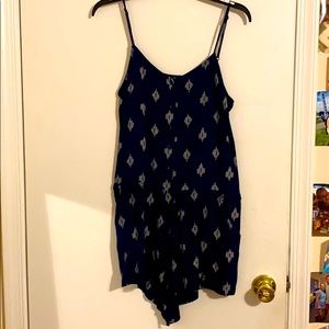navy blue romper
